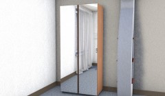 Шкаф Консул 2-х фасадный 2 зеркала